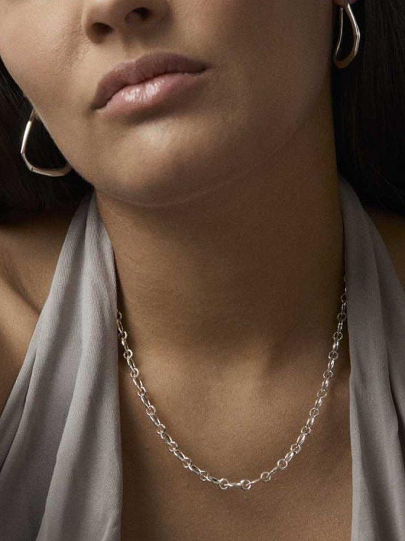 Product image 3 of 3, which shows Dinny Hall Thalassa Link Necklace, Silver