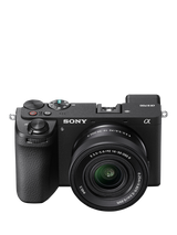 Sony A6700 Compact System Camera with 16-50mm Power Zoom Lens, 4K Ultra HD, 26MP, OLED Viewfinder, Wi-Fi, Bluetooth, 3" Vari-Angle Touch Screen, Black