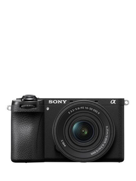 Sony A6700 Compact System Camera with 16-50mm Power Zoom Lens, 4K Ultra HD, 26MP, OLED Viewfinder, Wi-Fi, Bluetooth, 3" Vari-Angle Touch Screen, Black - view 2, Black