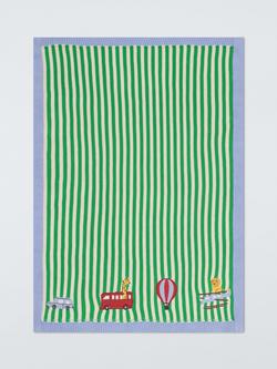 John Lewis Discovery Transport Stripe Blanket, Multi, Multi