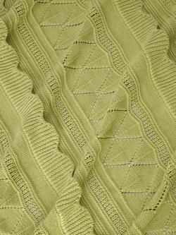 John Lewis Wonder Blanket, Sage - view 2, Sage