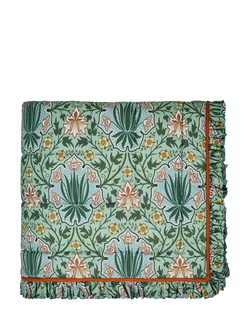 Morris & Co. Iris & Rose Quilted Bedspread, Multi, Multi