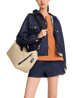 Longchamp Le Pliage Energy Large Cross Body Bag, Clay - view 2, Clay