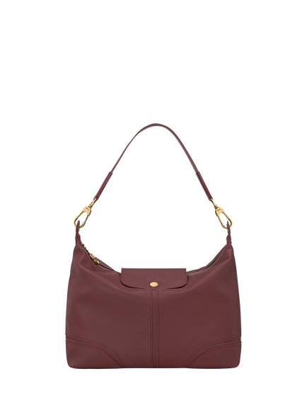 Longchamp Le Pliage Xtra Leather Shoulder Bag, Burgundy, Burgundy