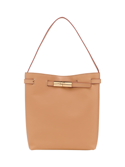 Longchamp Le Roseau Leather Bucket Shoulder Bag, Vegetal