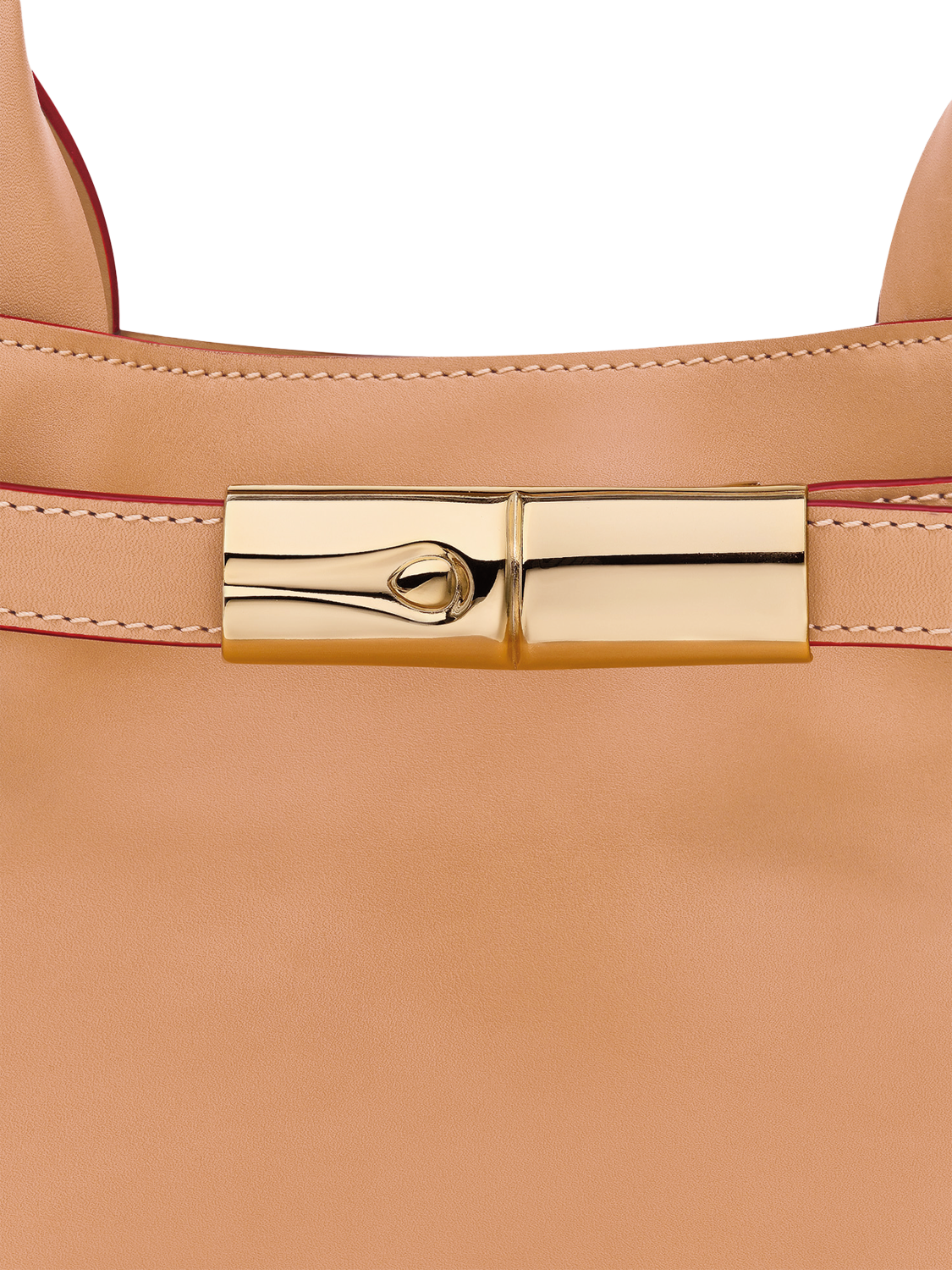 Product image 4 of 4, which shows Longchamp Le Roseau Large Leather Tote Bag, Vegetal