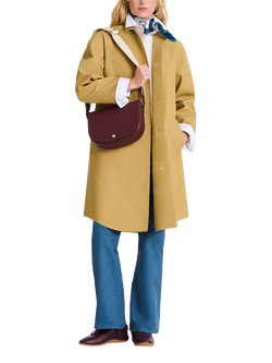 Longchamp Épure Leather Medium Crossbody Bag - view 2, Burgundy
