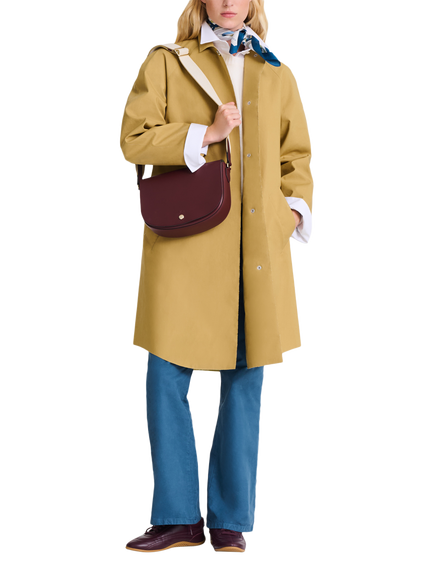 Longchamp Épure Leather Medium Crossbody Bag - view 2, Burgundy