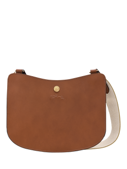 Longchamp Épure Leather Crossbody Bag, Cognac