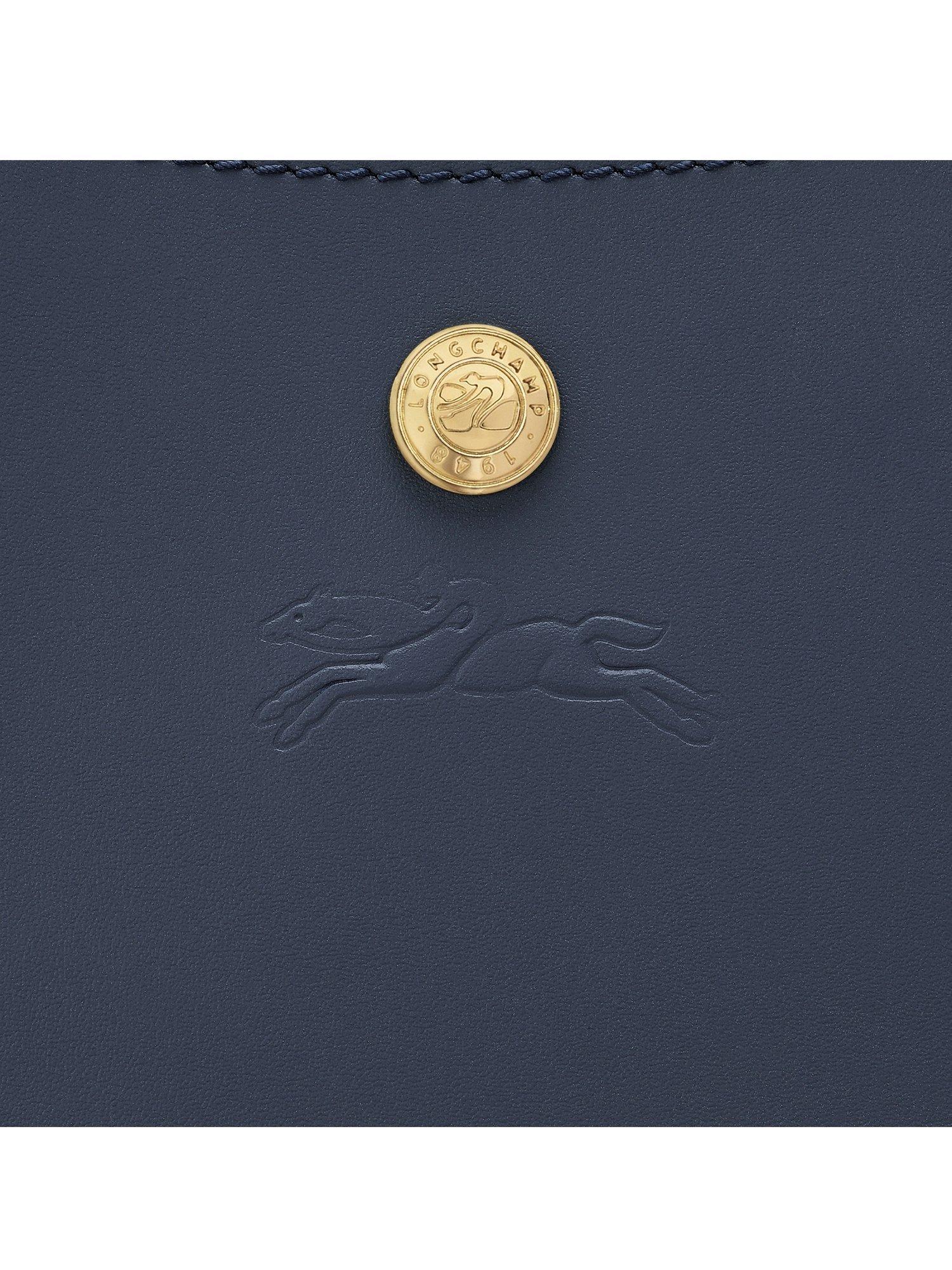 Product image 5 of 5, which shows Longchamp Épure Leather Crossbody Bag, Navy