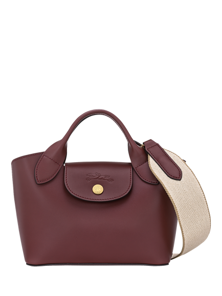 Longchamp Épure Leather Extra Small Tote Bag, Burgundy