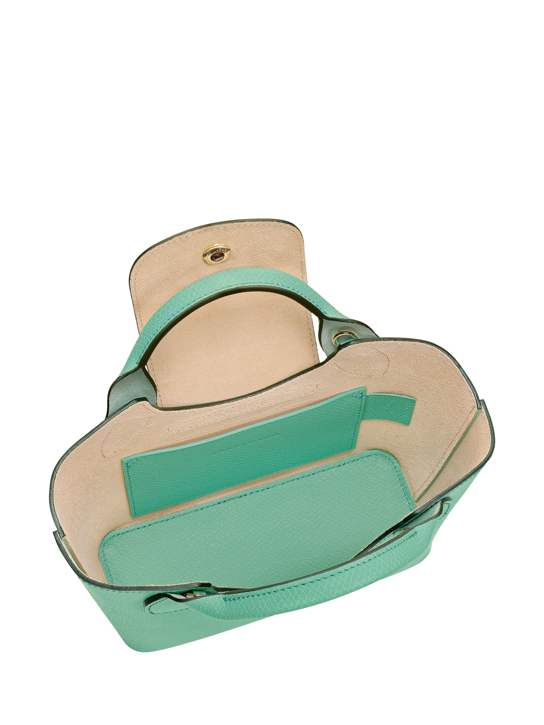 Product image 5 of 6, which shows Longchamp Épure Extra Small Leather Tote Bag, Mint