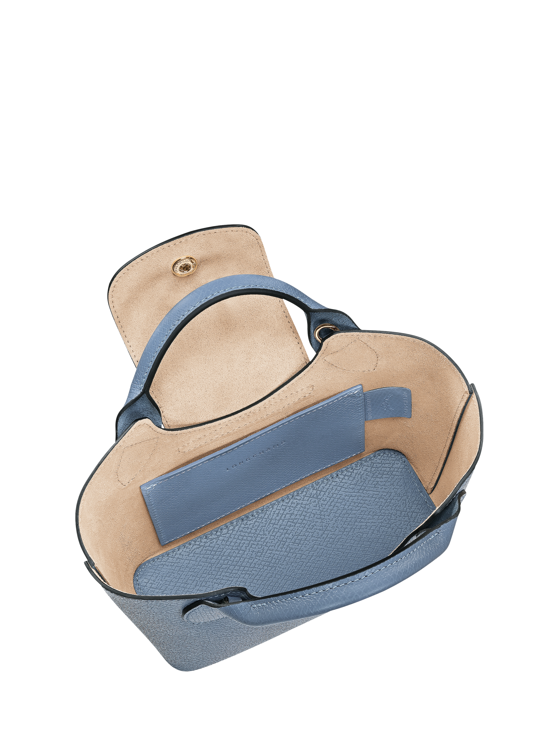 Product image 5 of 6, which shows Longchamp Épure Extra Small Leather Tote Bag, Slate