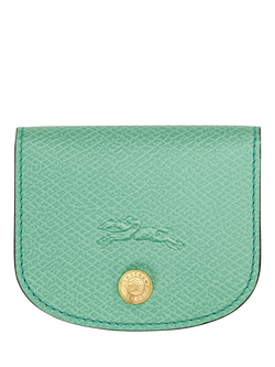 Longchamp Épure Leather Card Holder, Mint