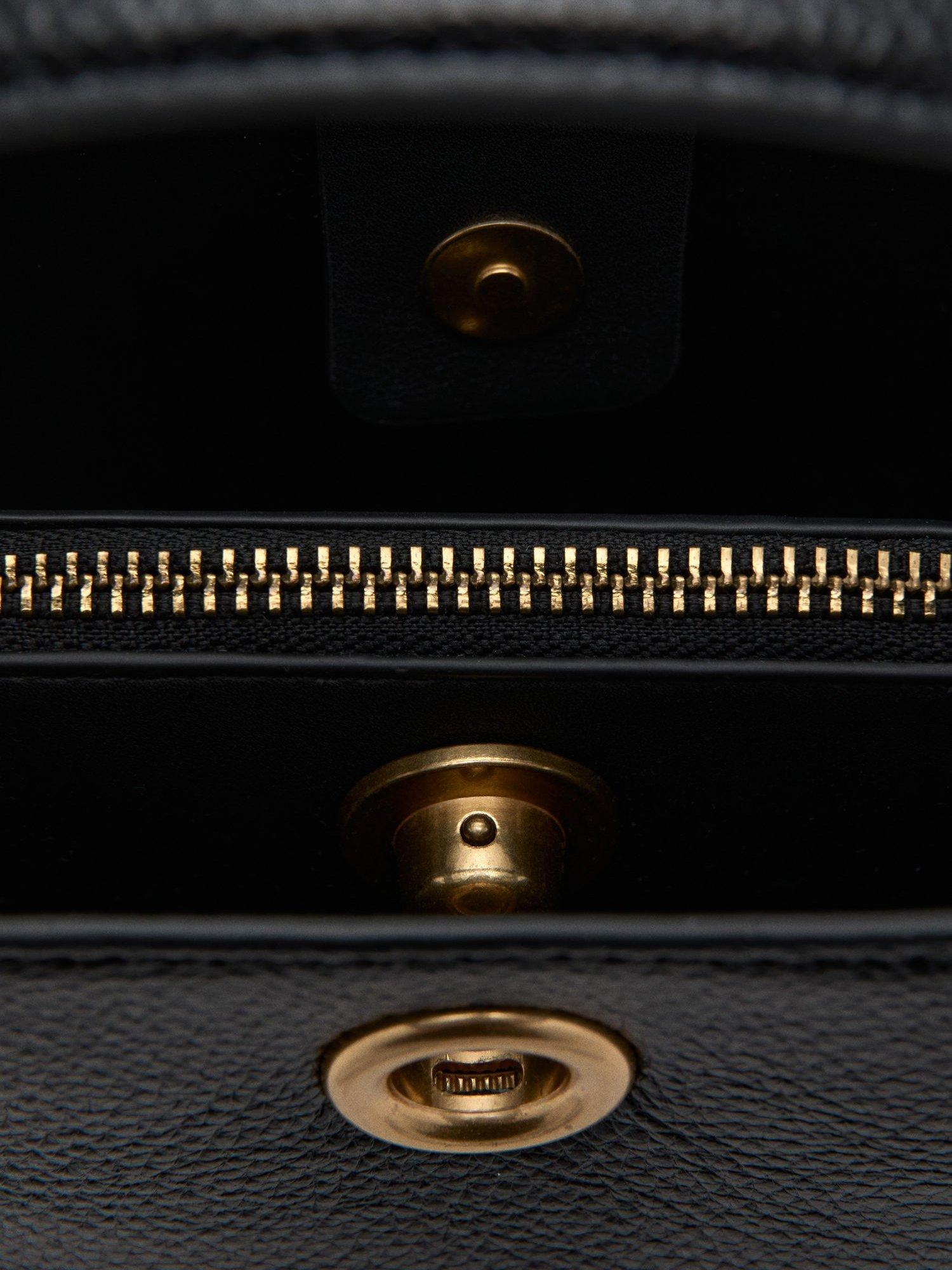 Product image 3 of 3, which shows Mango Caude Bucket Bag, Black