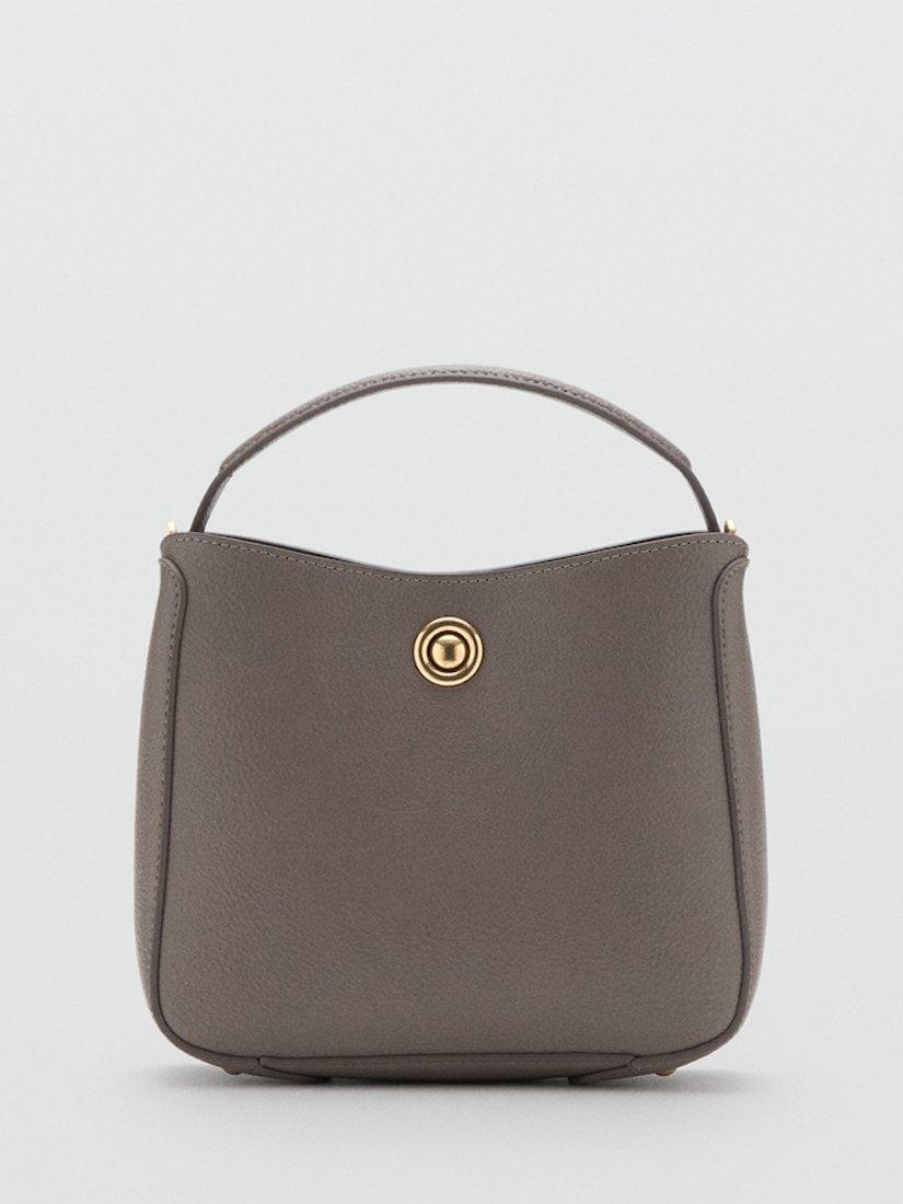 Product image 1 of 4, which shows Mango Caude Bucket Bag, Light Brown