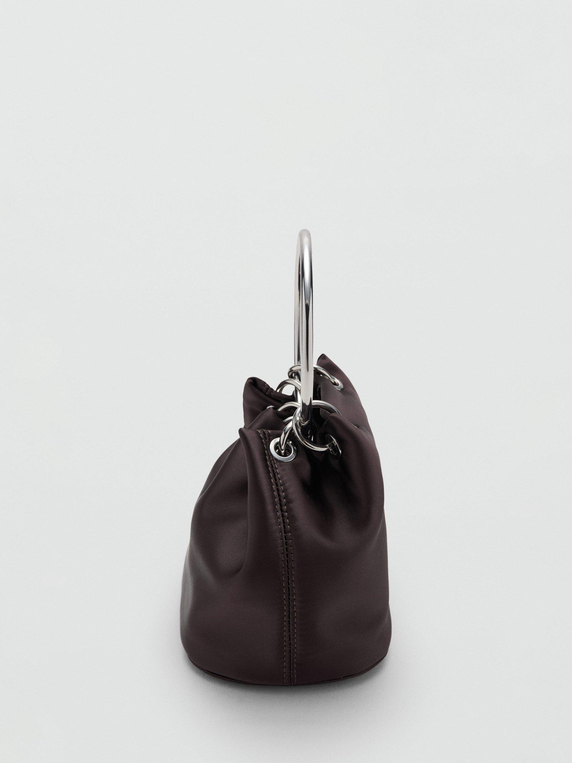 Product image 3 of 4, which shows Mango Loile Grab Bag, Dark Brown