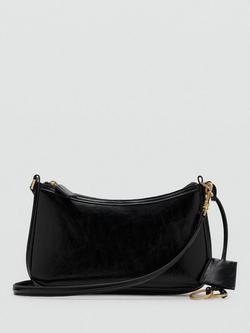 Mango Melanie Crossbody Bag, Black, Black