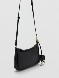 Mango Melanie Crossbody Bag, Black - view 2, Black
