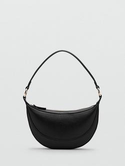 Mango Ness Oval Shoulder Bag, Black