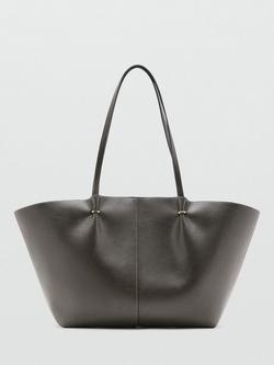 Mango Tere Shopper Bag, Khaki