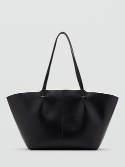 Mango Tere Shopper Bag, Black