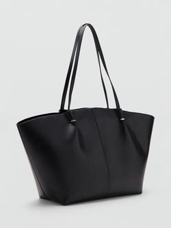 Mango Tere Shopper Bag - view 2, Black