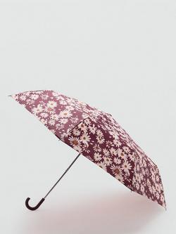 Mango Flowers Umbrella, Dark Red, Dark Red