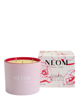 NEOM Wellbeing London It;s All Rosy Three Wick Scented Candle, 1.1kg