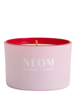 NEOM Wellbeing London It's All Rosy Travel Scented Candle, 225g - view 2, Multi