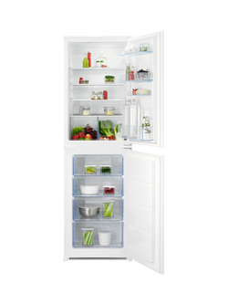 AEG OUTLET OSC5S185ES Integrated 50/50 Fridge Freezer, Like New, White, White