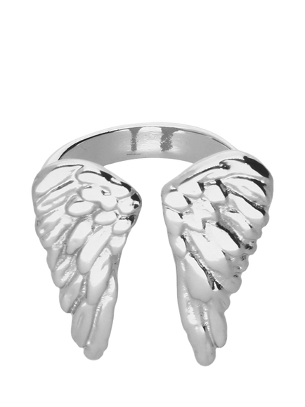 UNOde50 Ser Invencible Open Wing Ring, Silver - view 2, Silver