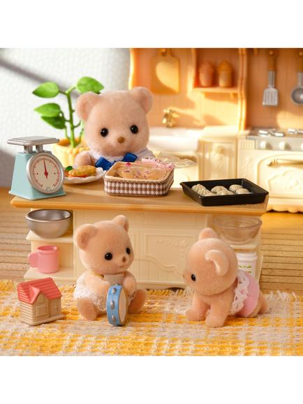 Sylvanian Families Biscuit Bear Twins - view 2, Multi