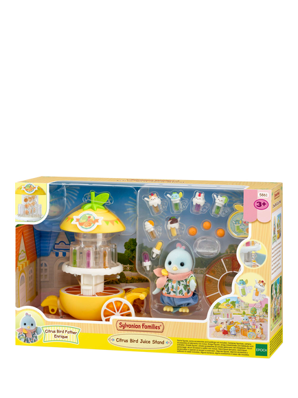 Sylvanian Families Citrus Bird Juice Stand, Multi
