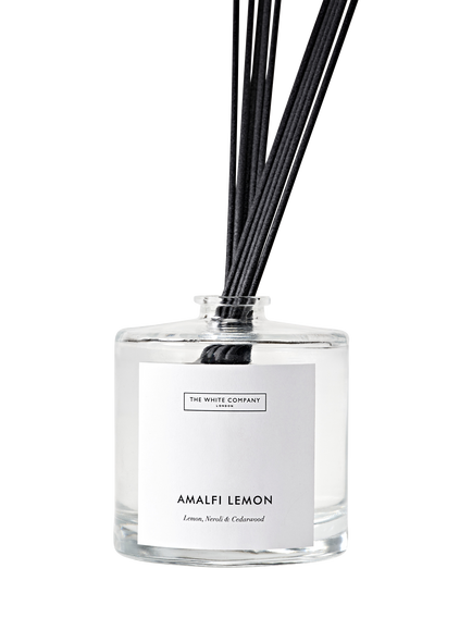 The White Company Lux Amalfi Lemon Reed Diffuser, 150ml - view 2, White