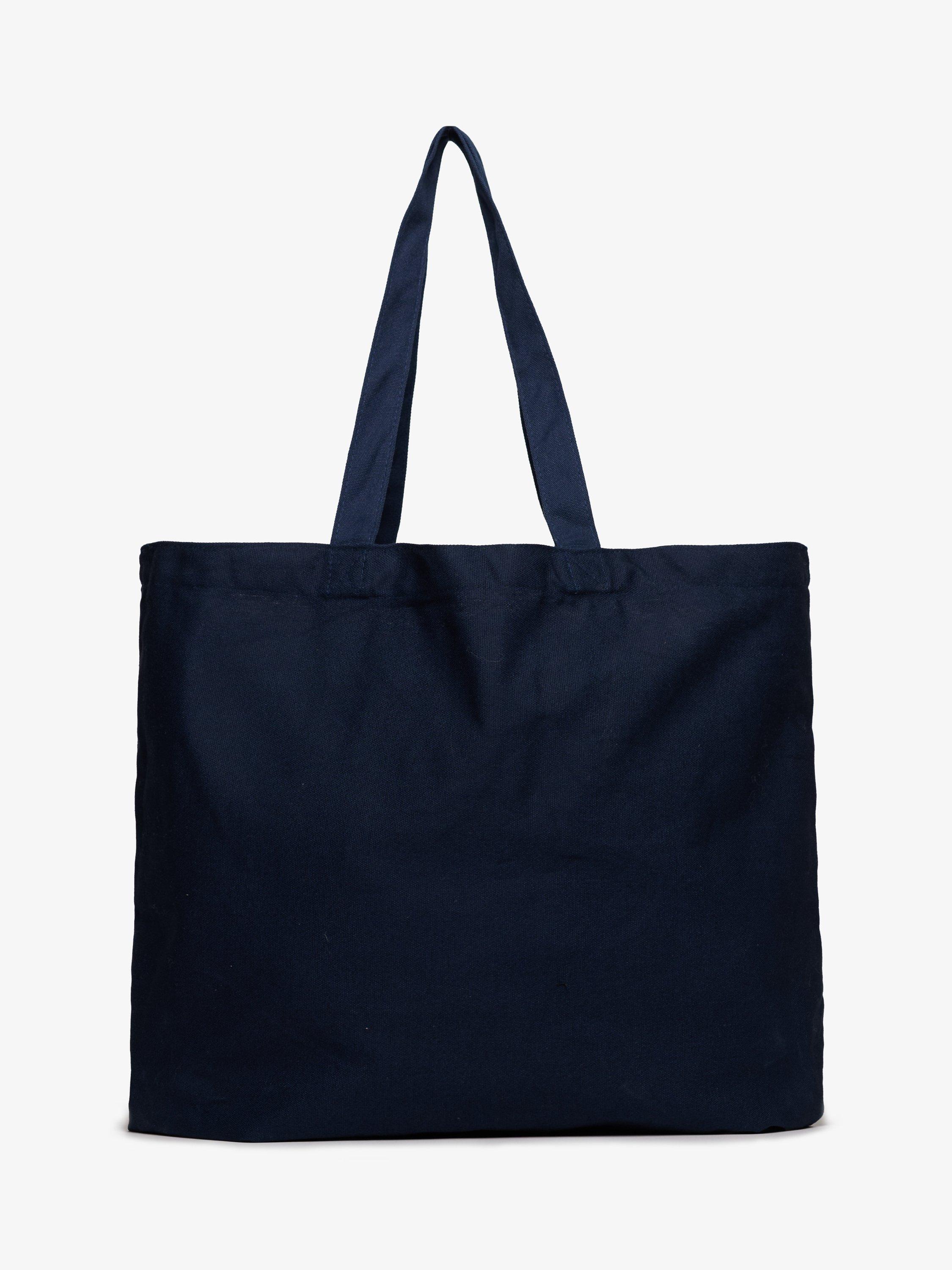 Product image 4 of 4, which shows Superdry Cult Tote Bag, Navy/Off White