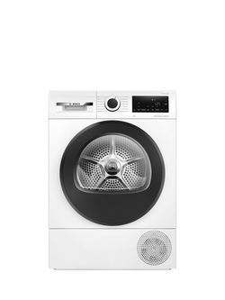 Bosch OUTLET Series 6 WQG24509GB Heat Pump Tumble Dryer, 9kg Load, Like New, White, White