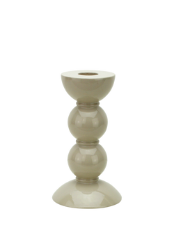 Addison Ross Bobbin Candlestick, H14cm, Cappuccino
