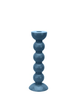 Addison Ross Bobbin Candlestick, H24cm, Chambray