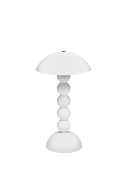 Addison Ross Bobbin Rechargeable LED Table Lamp, White