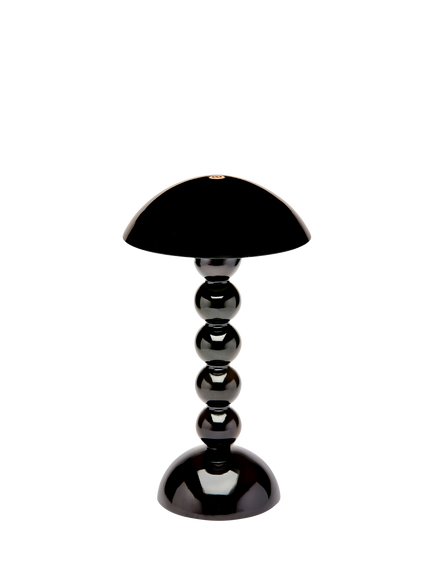 Addison Ross Bobbin Rechargeable LED Table Lamp, Black
