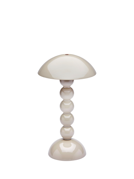 Addison Ross Bobbin Rechargeable LED Table Lamp, Cappucino