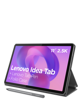 Lenovo IdeaTab Tablet, Android, 8GB RAM, 256GB, 11” 2.5K, with Folio Case & Tab Pen, Grey