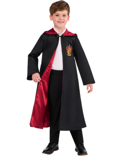 Rubies Kids' Deluxe Robe Gryffindor Costume, Multi