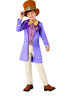 Rubies Kids' Willy Wonka Costume, Multi