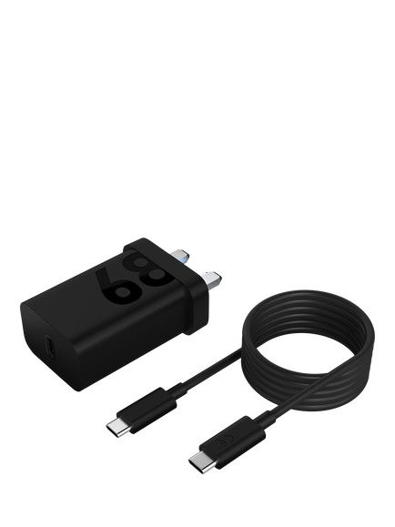Lenovo Tablet USB-C Wall Charger, 68W, Black, Black