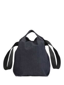 NN.07 Grip Denim Tote Bag, Blue - view 2, Raw Indigo