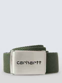 Carhartt WIP Chrome Clip Fabric Belt, Leaf, Leaf