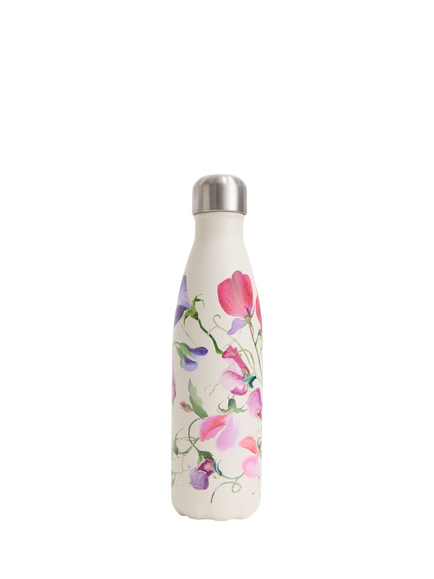 Chilly's x Emma Bridgewater Sweet Pea Insulated Leak-Proof Drinks Bottle, 500ml - view 2, Multi