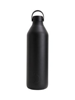 Chilly's Series 3 Insulated Leak-Proof Drinks Bottle, 1L, Onyx